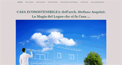 Desktop Screenshot of casaecosostenibile.com
